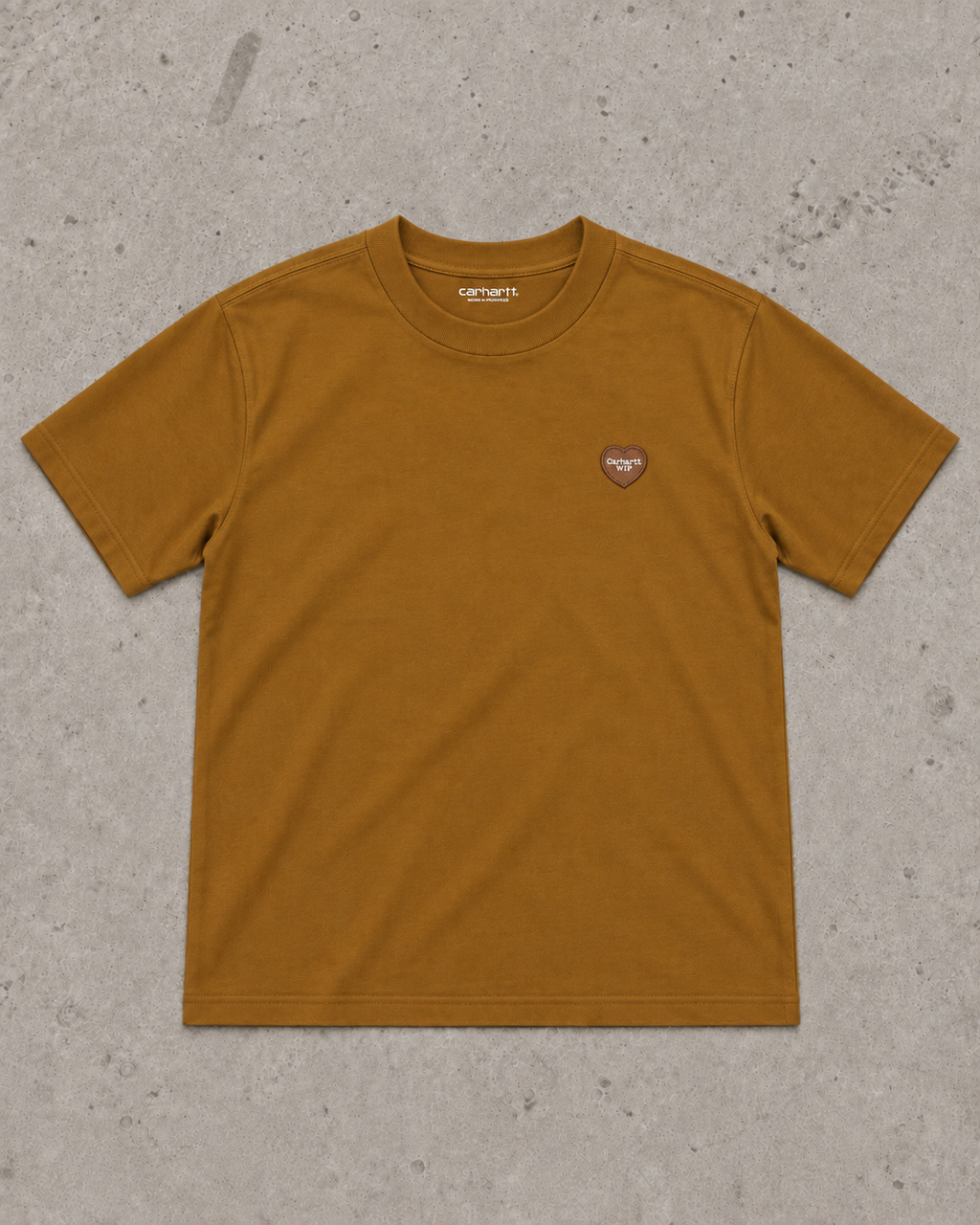Carhartt WIP S/S Heart Patch T-Shirt – Brown