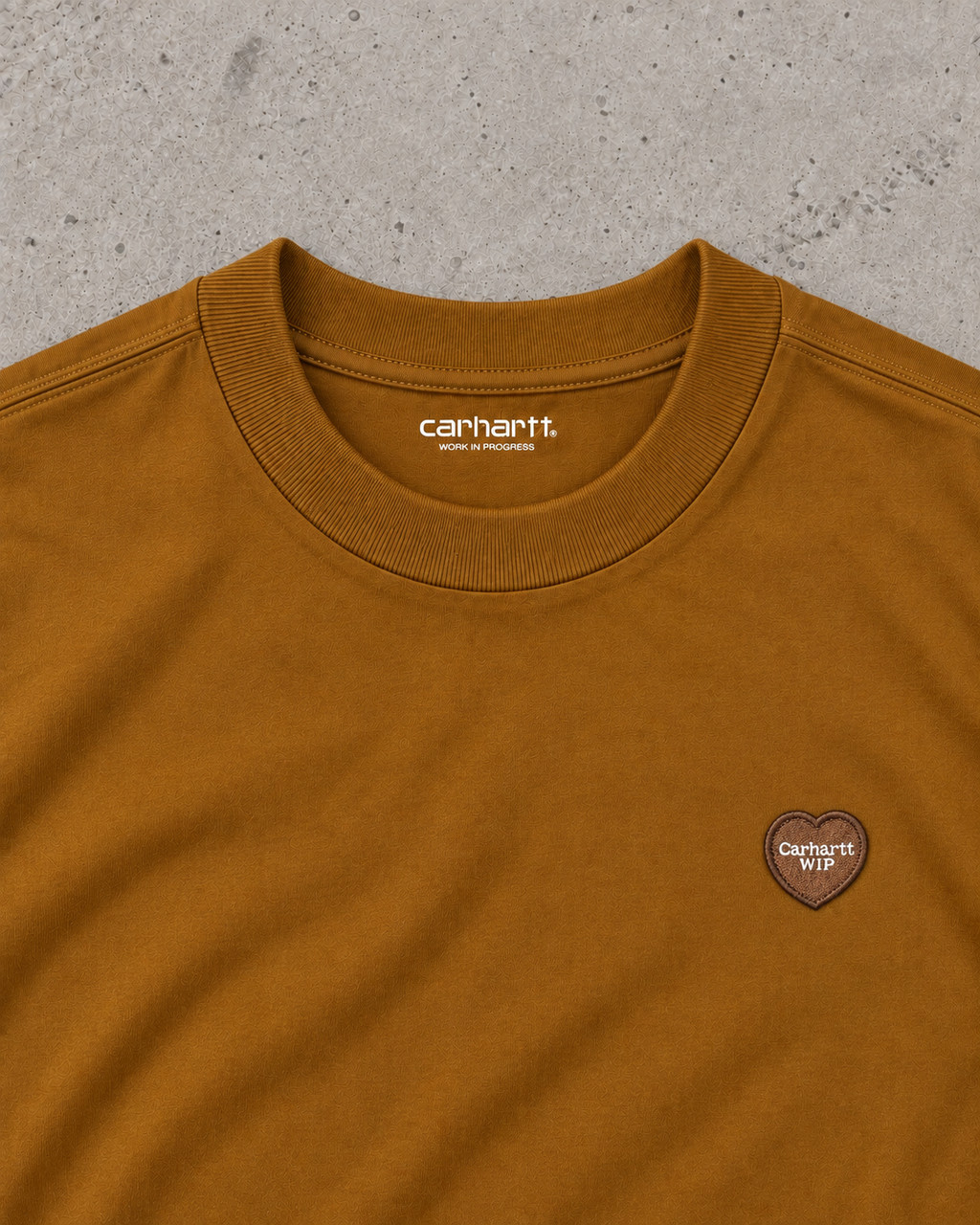 Carhartt WIP S/S Heart Patch T-Shirt – Brown