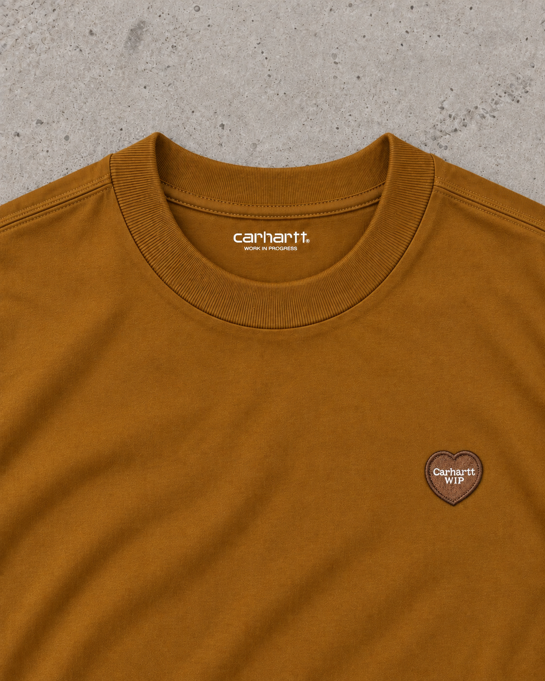 Carhartt WIP S/S Heart Patch T-Shirt – Brown